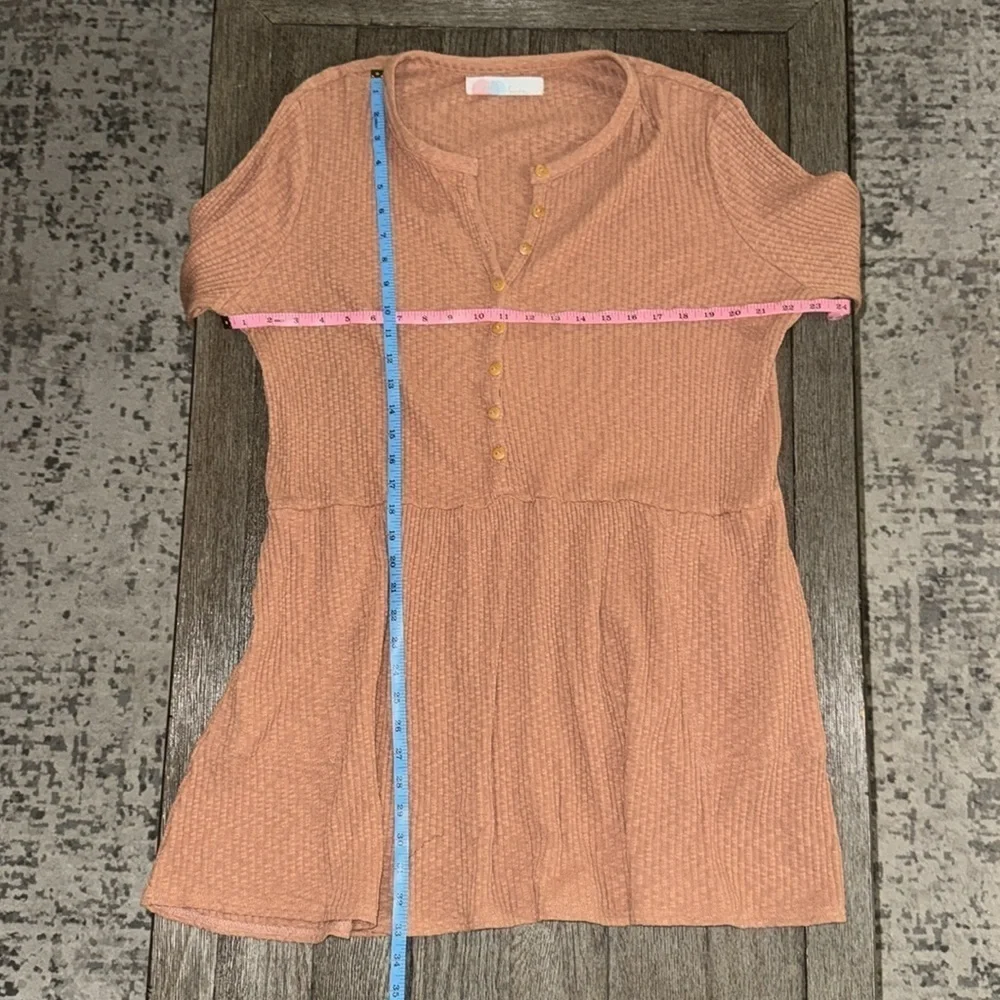 FP Beach Free People Blossom Button-Up T-Shirt Dress
